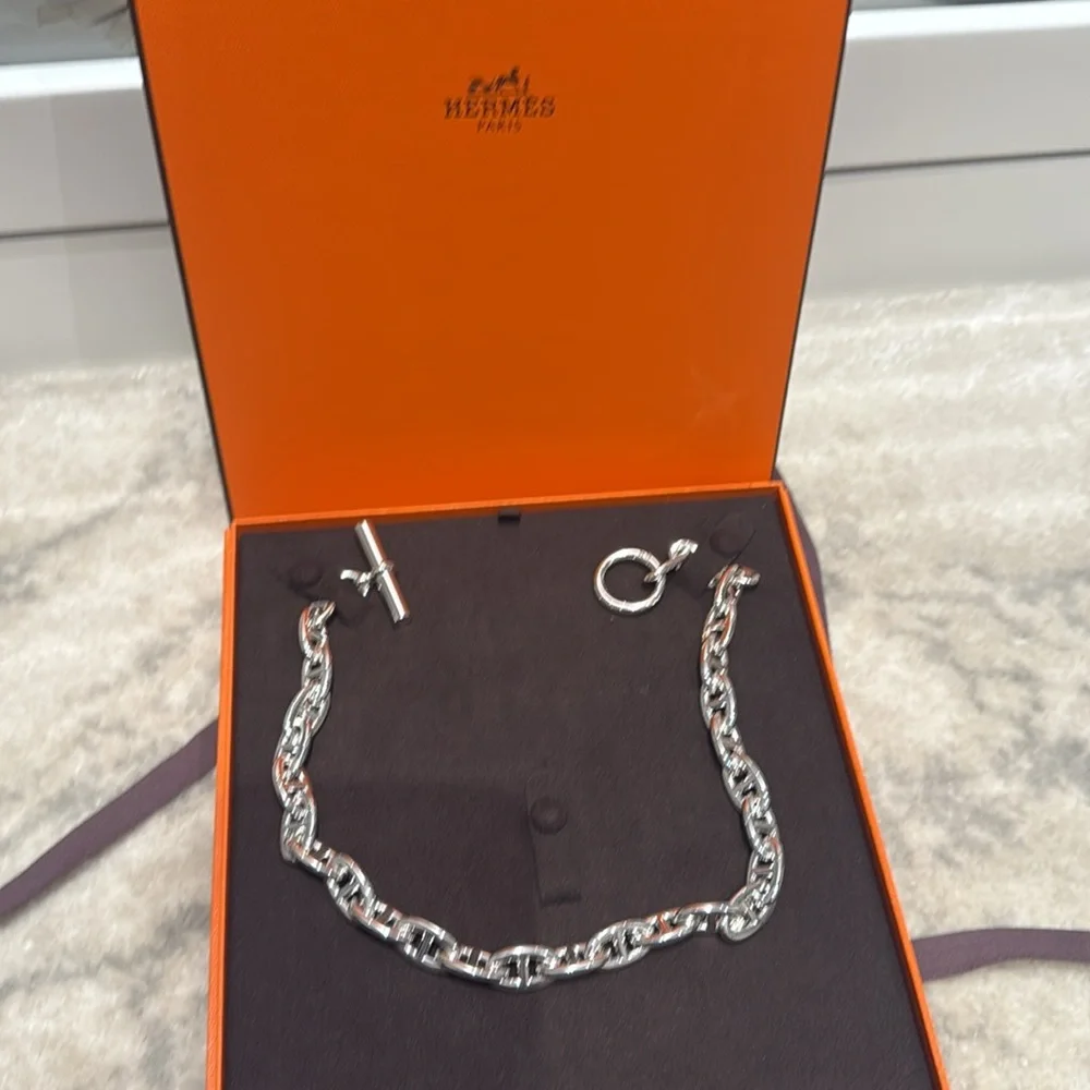 Hermes chaine d’ancre necklace, Large model - Picture 3 of 5